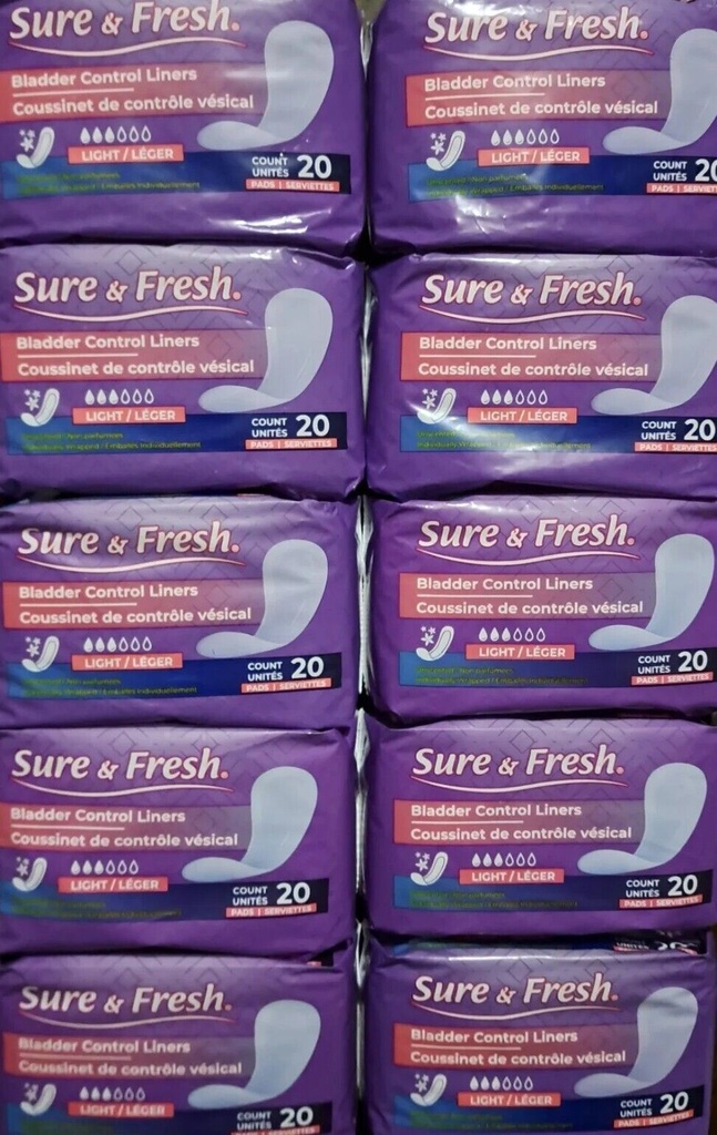 TOALLAS FEMENINAS SURE & FRESH