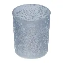 Portavelas Escarchado Decorativo (Set de 2)