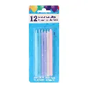 Paquete de Velas de Colores Pastel Decorativas para Fiestas y Eventos
