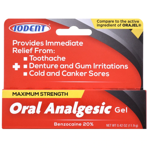 Gel Analgésico Oral Tópico para Alivio del Dolor Bucal - 11.9g